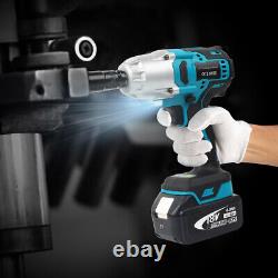 1200Nm Electric Cordless 1/2Impact Wrench Brushless Drill Gun For Makita BL1830