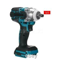 125mm 1/2 Dual Uses Brushless Cordless Angle Grinder Impact Wrench +2 Batteries