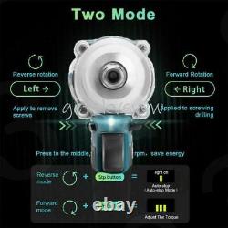 125mm 1/2 Dual Uses Brushless Cordless Angle Grinder&Impact Wrench + 2 Battery