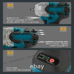 18V Cordless Impact Wrench Angle Grinder Brushless tools combo Set for Makita UK