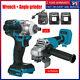 18v Electric Impact Wrench & Angle Grinder Cordless Brushless Tools Combo Kit Gb