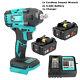 18v Li-ion Cordless Brushless Impact Wrench For Makita / 5.0ah Battery / Charger
