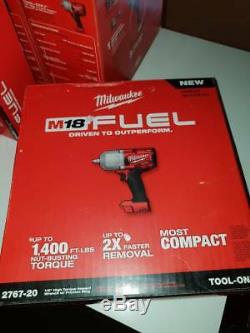 1Milwaukee M18FUEL1/2High Torque Impact Wrench 2767-20 with Friction Ring GEN II