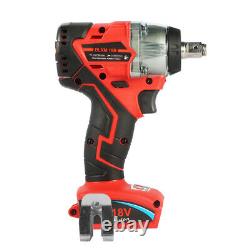 1/2 Cordless Brushless Impact Wrench Tool for Milwaukee M18BIW12-0 18V Battery