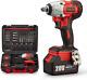 20v Brushless Impact Wrench Kit Powerful 320nm, 3 Pcs Sockets