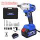 21v 1/2 Driver Cordless Impact Wrench Brushless With 1 Or 2 Battery+charger Kit