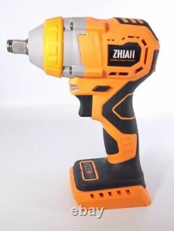 21V Cordless Brushless Impact Wrench Kit with Battery, Fast Charger, Accessories