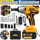 21v Cordless Impact Wrench 1/2 1800nm High Torque Brushless Drill + 2pc Battery
