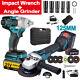 21v Impact Wrench Brushless Cordless Impact Driver Angle Grinder With Battery