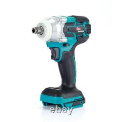 520Nm Electric Impact Wrench 1/2 Brushless Drive Gun Body Fit 18V Makita Battery