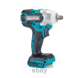 520Nm Electric Impact Wrench 1/2 Brushless Drive Gun Body Fit 18V Makita Battery