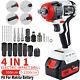 550nm Cordless Electric Impact Wrench 1/2 Brushless Driver Drill Rattle Nut Gun