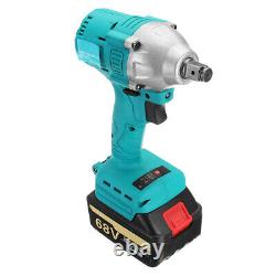 68V 8000mAh Brushless Cordless Impact Wrench Li-Ion Battery Charger With Box