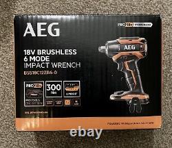 AEG 18v BSS18C12ZB6-0 Square Brushless 1/2 Impact Wrench Bare unit 6 Speed Mode