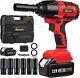 Aiment Brushless Cordless Impact Wrench 1/2 Inch 550 Ft-lbs Max Torque(700n. M)