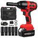 Avhrit 1/2 Cordless Wrench Brushless Impact Wrench 950n. M High Torque For Car