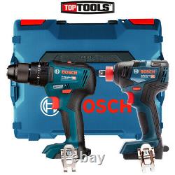 Bosch 06019J2203 18V Brushless Combi Drill & Impact Wrench Twin Pack With Case