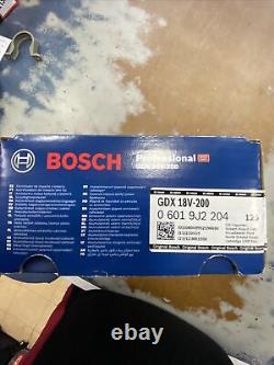Bosch 18v GDX 18V-200 Lithium Brushless Impact Driver Wrench 1/2 1/4 Bare