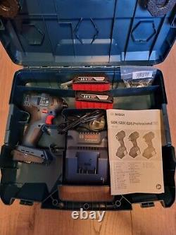 Bosch GDR 18V-200 Blue Professional Impact wrench 2x 2A batteries charger