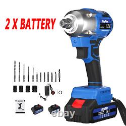 Brushless Impact Wrench Cordless High Torque Car Wrench For Makita 18V Battery