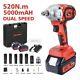 Cordless Electric Screwdriver 520nm Accumulator Wrench Impact Drill Driver 1/2