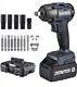 Cordless Impact Wrench Brushless 1/2 Inch Max 500nm 2000 High Torque Power