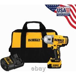 DEWALT 20V MAX XR Li-Ion 1/2 in. Impact Wrench with Detent Pin Anvil DCF899M1- New