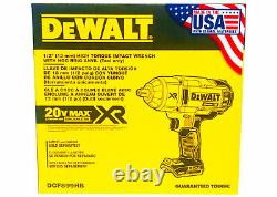 DEWALT 20V Max XR High Torque 1/2 inch Impact Wrench DCF899HB Made in USA