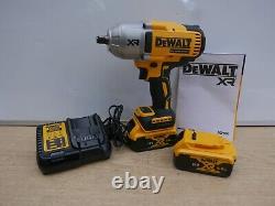 DEWALT xr 18v DCF900P2 1396nm 1/2 HOG RING impact wrench 2 x 5 ah + holdall