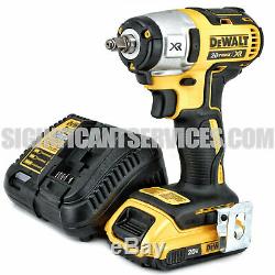 DeWALT DCF890 20V MAX 2.0 Lithium Ion 3/8 Brushless Compact Impact Wrench Kit