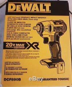 DeWalt 20V MAX XR Brushless 3/8 Impact Wrench Bare Tool DCF890B