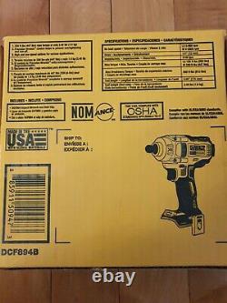 DeWalt DCF894 20V MAX XR Lithium-Ion Brushless 1/2 in. Impact Wrench NEW