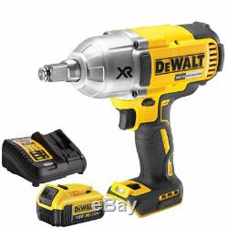DeWalt DCF899HN 18V Brushless Impact Wrench With 1 x 4.0Ah Battery & Charger