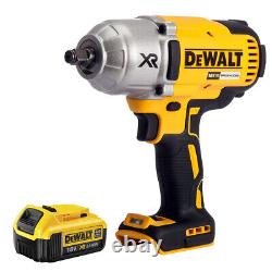 DeWalt DCF899N 18V XR Brushless High Torque Impact Wrench with 1 x 4.0Ah Battery