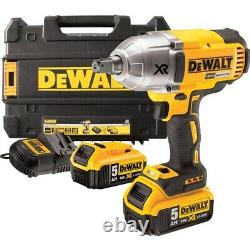 DeWalt DCF899P2-GB Impact Wrench 1/2 Square Drive 18 Volt XR Brushless with 2X5