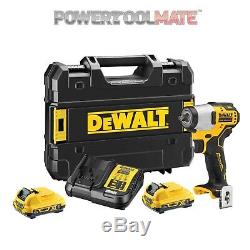 DeWalt DCF902D2-GB 12V 2 x 2Ah XR Brushless Sub Compact 3/8in Impact Wrench Kit