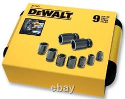 Dewalt DCF880N 18V XR Li-Ion 1/2 Compact Impact Wrench + 9 Piece Socket Set