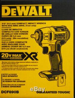 Dewalt DCF890 20-Volt MAX XR Lithium-Ion Cordless 3/8 in Brushless Impact Wrench