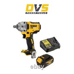 Dewalt DCF894N 1/2 Compact Impact Wrench 18V 1x 4Ah Battery DCB182, Charger