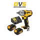 Dewalt Dcf894n 1/2 Compact Impact Wrench 18v 2 X 4ah Batteries Dcb182, Charger