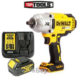 Dewalt DCF899N 18V High Torque Impact Wrench with 1 x 4.0Ah Battery & Charger