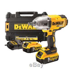 Dewalt DCF899P2 18V XR Brushless Impact Wrench 1/2 Square Drive With 2 X 5.0Ah