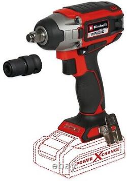 Einhell 18/230 18v PXC Brushless 1/2 Impact Wrench + Scaffolders 21mm Socket