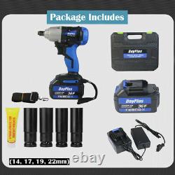 Genuine Cordless Impact Wrench & 4 Sockets / Charger / 21V 12Ah Li-Ion Batteries