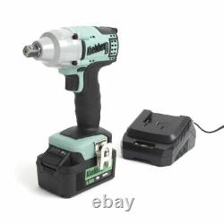 Kielder 18v 1/2 Inch 430Nm Cordless Brushless Impact Wrench 1 x 4.0Ah Li-Ion