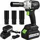 Letton 21v Impact Wrench Kit Cordless With 1/2 Chuck, Brushless Motor