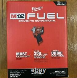 M12 Fuel Stubby 1/2 Impact Wrench Milwaukee 2555-20 Brushless Cordless Tool New