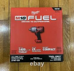 M18 Fuel 1/2 Impact Wrench Milwaukee 2767-20 Brushless Friction Ring Tool New