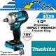 Makita 18v Cordless 1/2 Brushless Impact Wrench, Brushless, Dtw300z, Skin Only