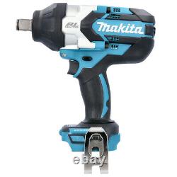 Makita DTW1001Z 18V Brushless Impact Wrench with 2 x 6Ah Batteries & Charger